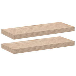 vidaXL Floating Shelves 2 pcs 60x23.5x4 cm Engineered Wood