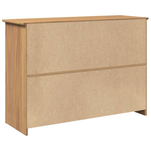 vidaXL Sideboard with Drawers Panama 112x40x80 cm Solid Wood Pine