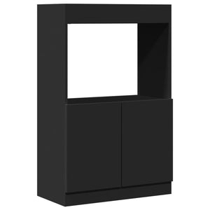 vidaXL Highboard Black 63x33x100 cm Engineered Wood