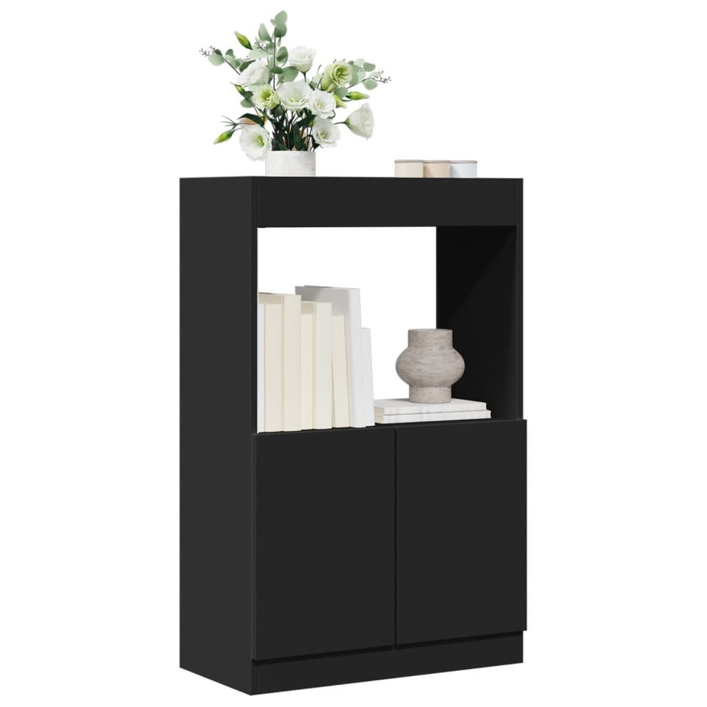 vidaXL Highboard Black 63x33x100 cm Engineered Wood