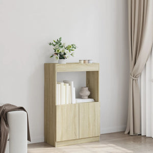 vidaXL Highboard Sonoma Oak 63x33x100 cm Engineered Wood