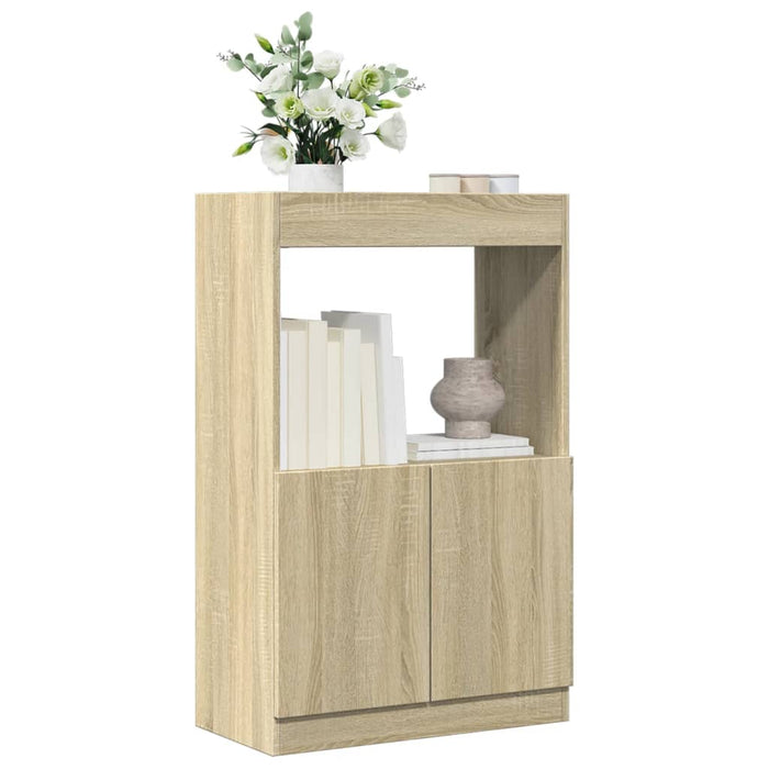 vidaXL Highboard Sonoma Oak 63x33x100 cm Engineered Wood