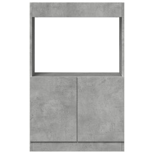 vidaXL Highboard Concrete Grey 63x33x100 cm Engineered Wood