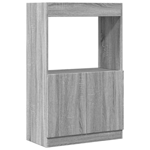 vidaXL Highboard Grey Sonoma 63x33x100 cm Engineered Wood