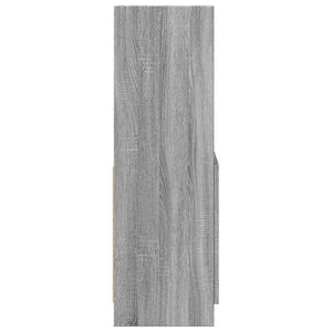 vidaXL Highboard Grey Sonoma 63x33x100 cm Engineered Wood