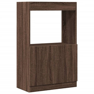 vidaXL Highboard Brown Oak 63x33x100 cm Engineered Wood