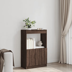 vidaXL Highboard Brown Oak 63x33x100 cm Engineered Wood