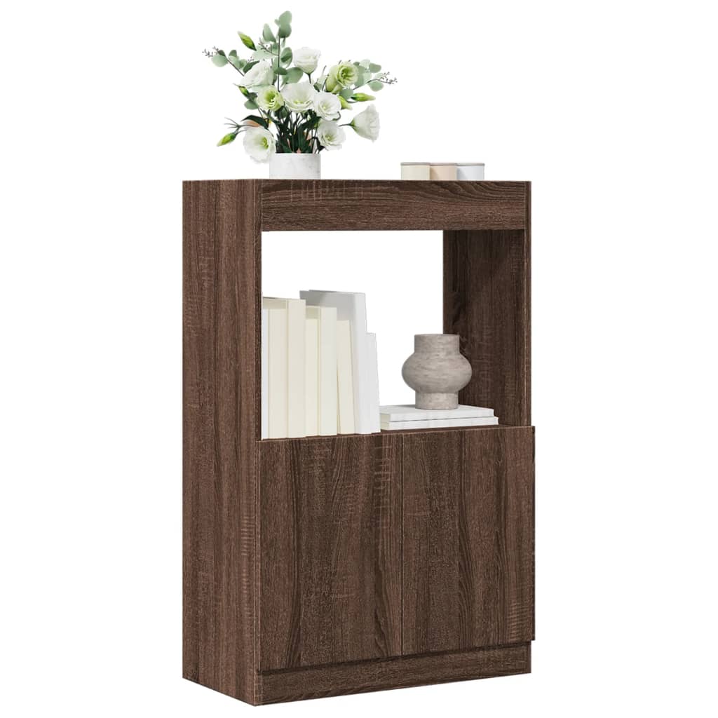 vidaXL Highboard Brown Oak 63x33x100 cm Engineered Wood