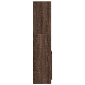 vidaXL Highboard Brown Oak 63x33x140 cm Engineered Wood