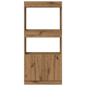 vidaXL Highboard Artisian Oak 63x33x140 cm Engineered Wood