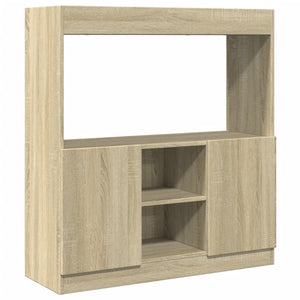 vidaXL Highboard Sonoma Oak 92x33x100 cm Engineered Wood