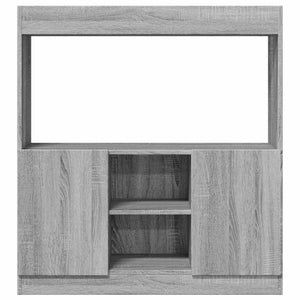 vidaXL Highboard Grey Sonoma 92x33x100 cm Engineered Wood