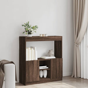 vidaXL Highboard Brown Oak 92x33x100 cm Engineered Wood