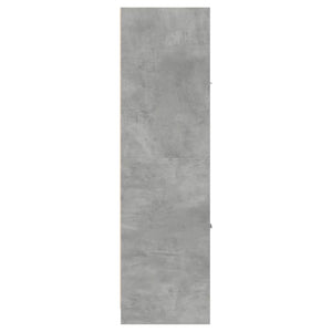 vidaXL Apothecary Cabinet Concrete Grey 30x41x144.5 cm Engineered Wood