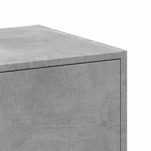 vidaXL Apothecary Cabinet Concrete Grey 30x41x144.5 cm Engineered Wood