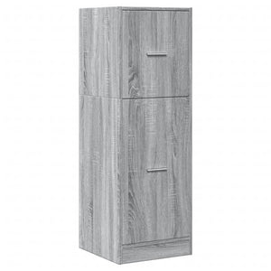 vidaXL Apothecary Cabinet Grey Sonoma 40x41x118 cm Engineered Wood