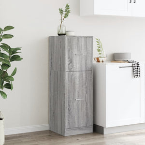 vidaXL Apothecary Cabinet Grey Sonoma 40x41x118 cm Engineered Wood