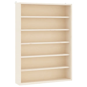 vidaXL Wall Display Cabinet with 6 Shelves 40x8.5x55 cm