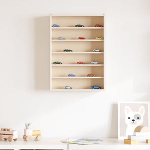 vidaXL Wall Display Cabinet with 6 Shelves 40x8.5x55 cm