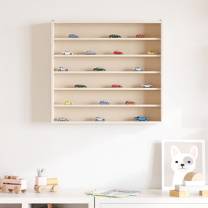 vidaXL Wall Display Cabinet with 6 Shelves 60x8.5x55 cm