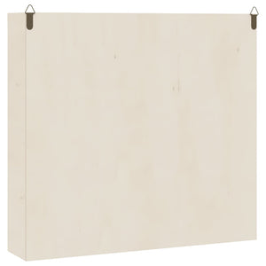 vidaXL Wooden Collector's Display Case with Doors 40x8.5x37cm