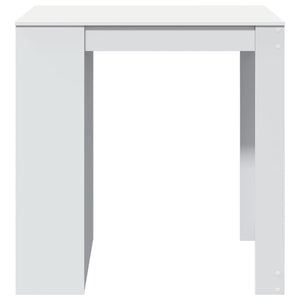 vidaXL Bar Table White 102x70x103.5 cm Engineered Wood