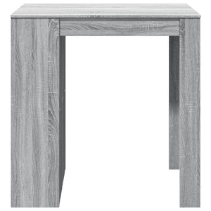 vidaXL Bar Table Grey Sonoma 102x70x103.5 cm Engineered Wood