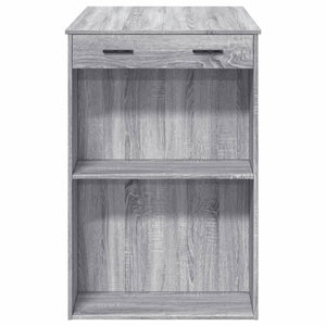 vidaXL Bar Table Grey Sonoma 102x70x103.5 cm Engineered Wood