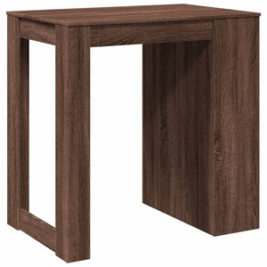 vidaXL Bar Table Brown Oak 102x70x103.5 cm Engineered Wood