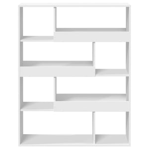 vidaXL Bookcase White 100x33x125.5 cm Engineered Wood