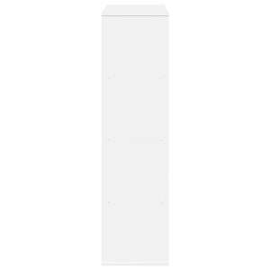 vidaXL Bookcase White 100x33x125.5 cm Engineered Wood