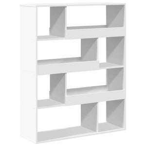 vidaXL Bookcase White 100x33x125.5 cm Engineered Wood