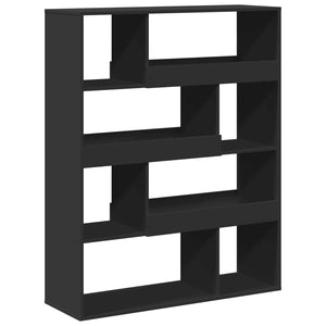 vidaXL Bookcase Black 100x33x125.5 cm Engineered Wood