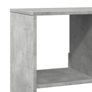 vidaXL Bookcase Concrete Grey 100x33x125.5 cm Engineered Wood