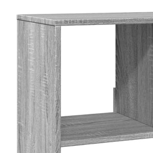 vidaXL Bookcase Grey Sonoma 100x33x125.5 cm Engineered Wood