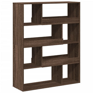 vidaXL Bookcase Brown Oak 100x33x125.5 cm Engineered Wood