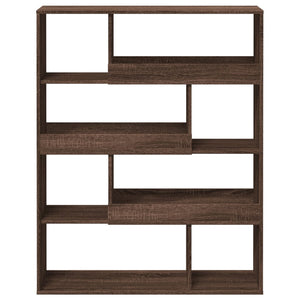 vidaXL Bookcase Brown Oak 100x33x125.5 cm Engineered Wood