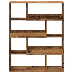 vidaXL Bookcase Old Wood 100x33x125.5 cm Engineered Wood