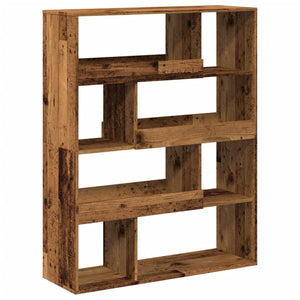 vidaXL Bookcase Old Wood 100x33x125.5 cm Engineered Wood