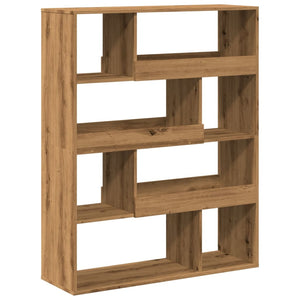 vidaXL Bookcase Artisian Oak 100x33x125.5 cm Engineered Wood