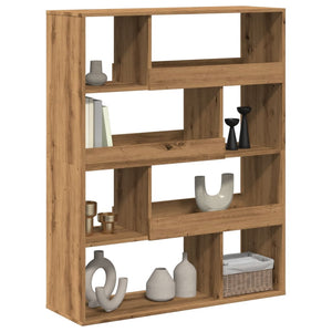 vidaXL Bookcase Artisian Oak 100x33x125.5 cm Engineered Wood