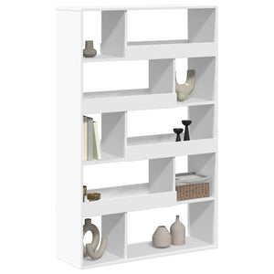 vidaXL Bookcase White 100x33x156.5 cm Engineered Wood