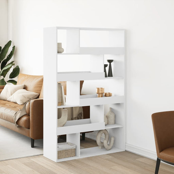 vidaXL Bookcase White 100x33x156.5 cm Engineered Wood