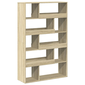 vidaXL Bookcase Sonoma Oak 100x33x156.5 cm Engineered Wood