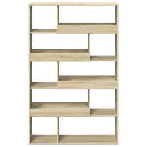 vidaXL Bookcase Sonoma Oak 100x33x156.5 cm Engineered Wood