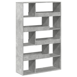 vidaXL Bookcase Concrete Grey 100x33x156.5 cm Engineered Wood