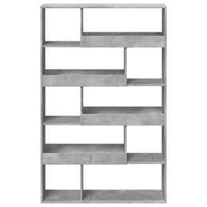 vidaXL Bookcase Concrete Grey 100x33x156.5 cm Engineered Wood