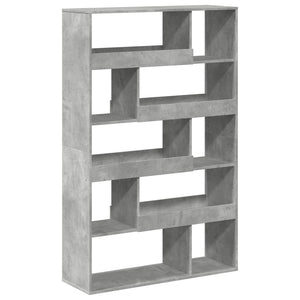 vidaXL Bookcase Concrete Grey 100x33x156.5 cm Engineered Wood