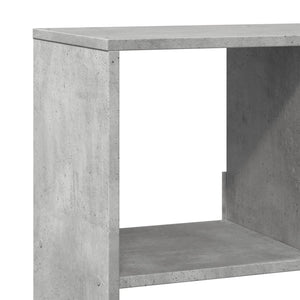 vidaXL Bookcase Concrete Grey 100x33x156.5 cm Engineered Wood