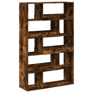 vidaXL Bookcase Smoked Oak100x33x156.5 cm Engineered Wood